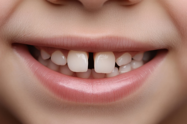 すきっ歯の歯ならび